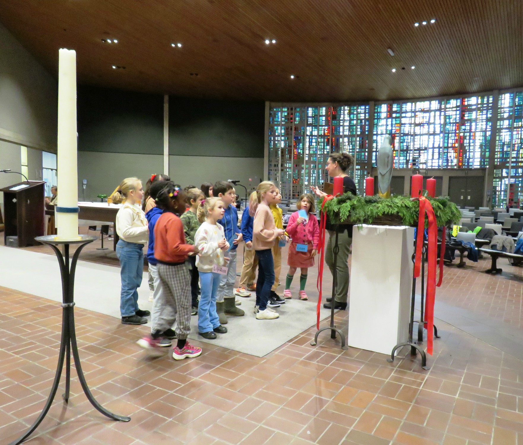Catechesebijeenkomst 2 | Bezoek aan de kerk | Eerste communicanten 2024 | Sint-Anna-ten-Drieënkerk, Antwerpen Linkeroever
